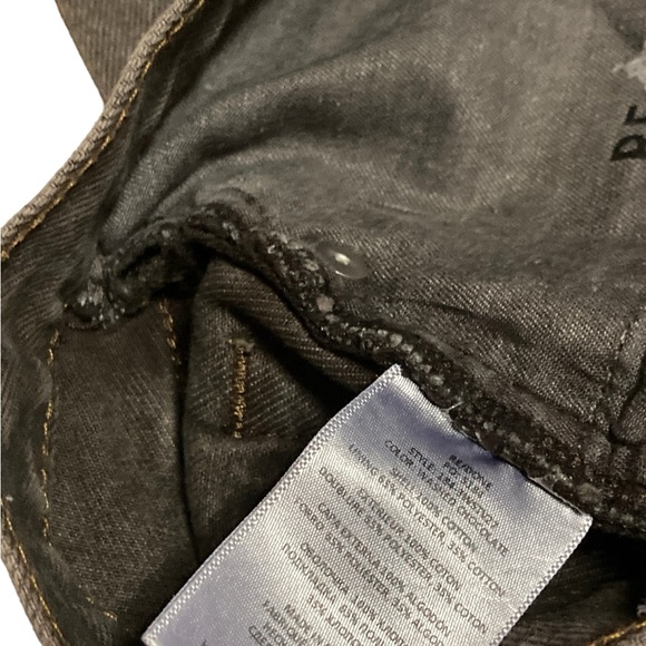 RE/DONE 70s stove pipe High Rise Denim Jeans Women’s size 24 in Washed Chocolate - Picture 6 of 8